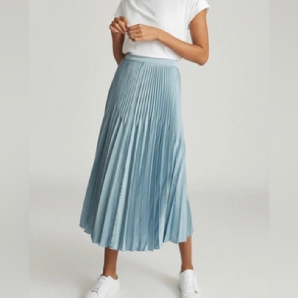 Reiss Diana embellished pleat skirt NEW